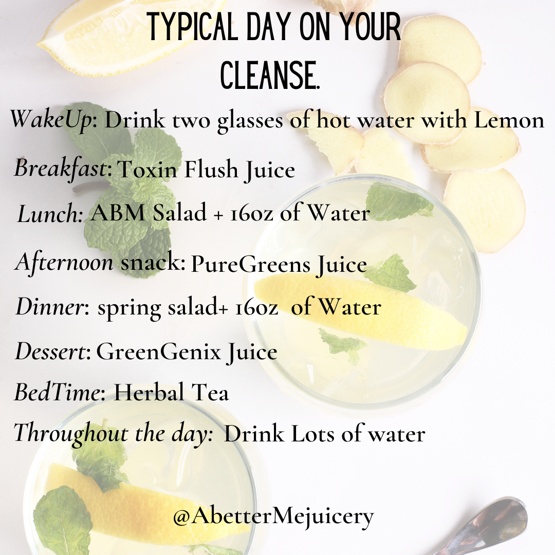 10 Day Juice Cleanse Challenge | A Better Me Juicery